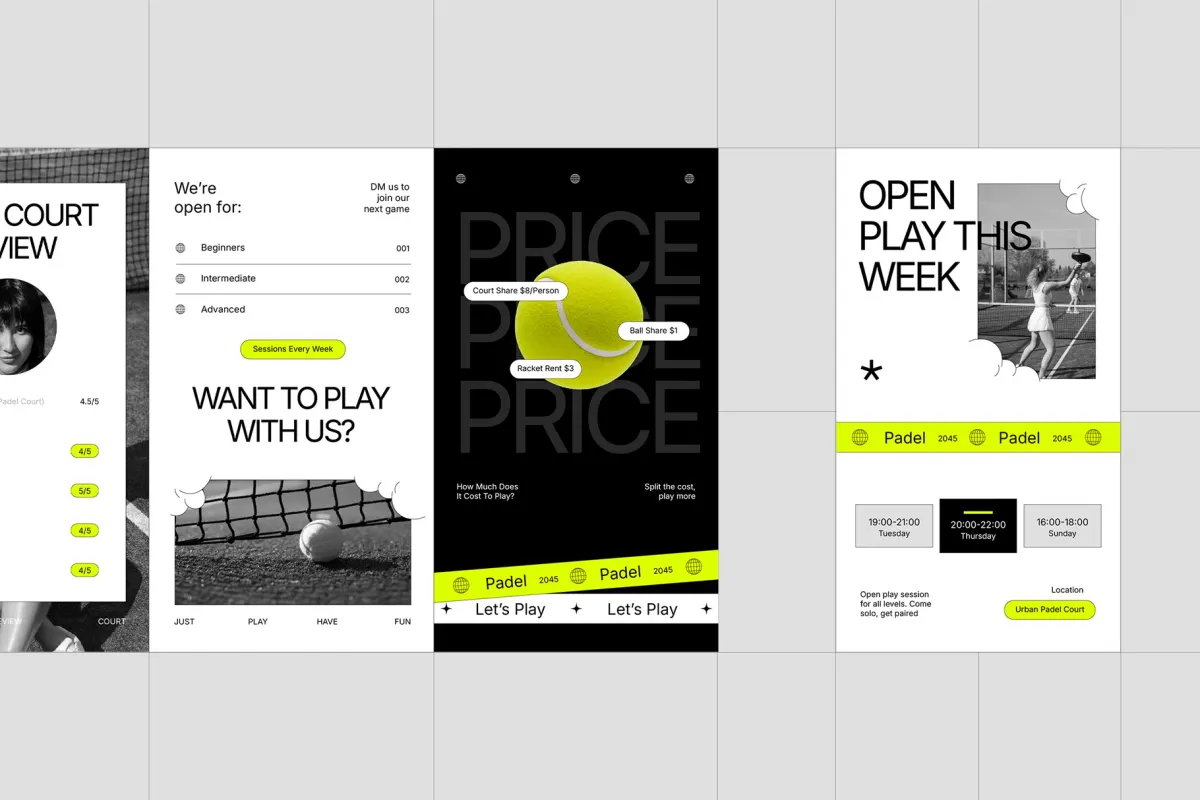 Sport Community Instagram Templates