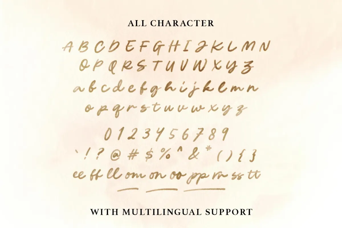 Bon Appetit — SVG Script Font