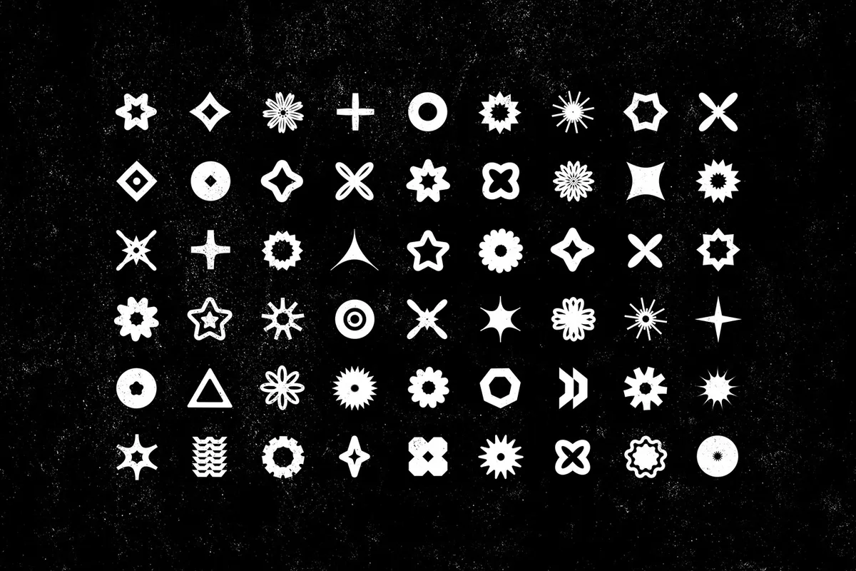 324 Abstract Shapes Set