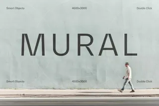 Large Wall Mockup