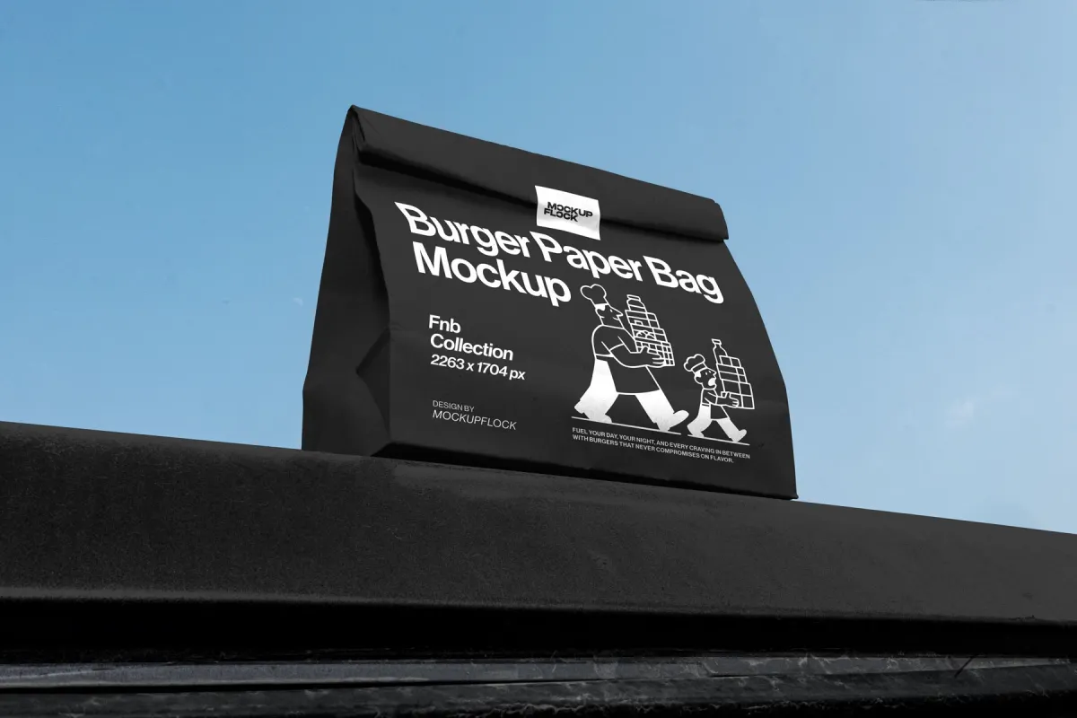 Rp Paper Bag Mockup