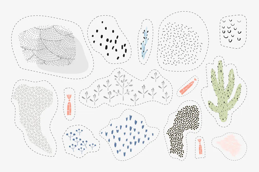 Vector Plants and Textures
