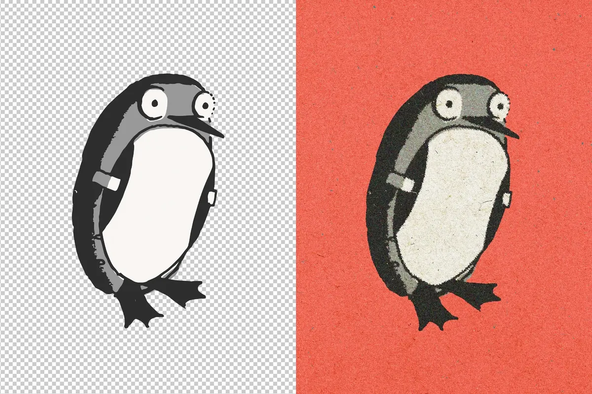 Vintage Paper Print Effect
