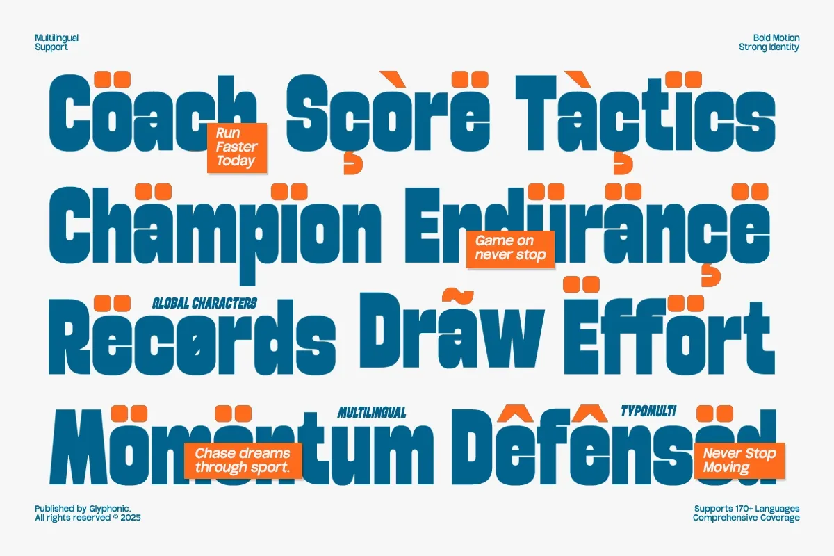 GC Rhygun – Slanted Bold Display