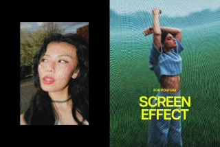 Screen Poster Photo Effect