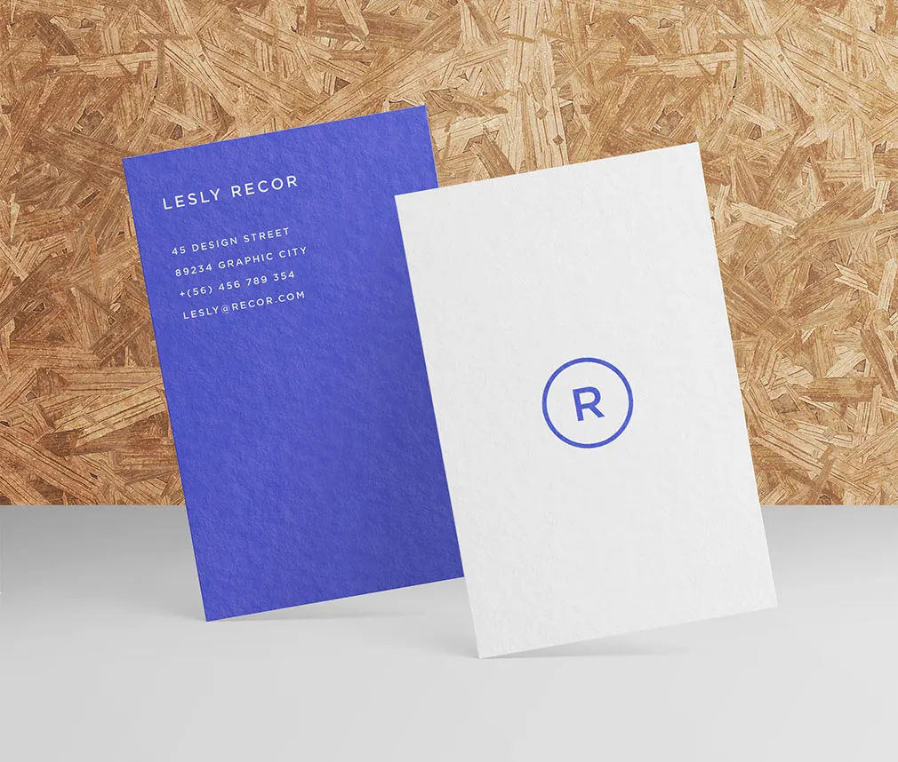 Lesly Business Card Mockups