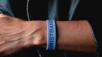 Rubber Wristband Mockup - Closeup