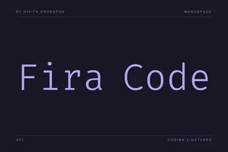 Fira Code - Monospace Font Family