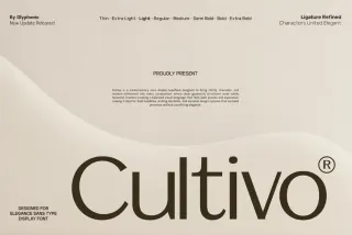 GC Cultivo - Modern Elegant Sans Font