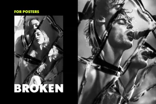 Broken Mirror Poster Effect