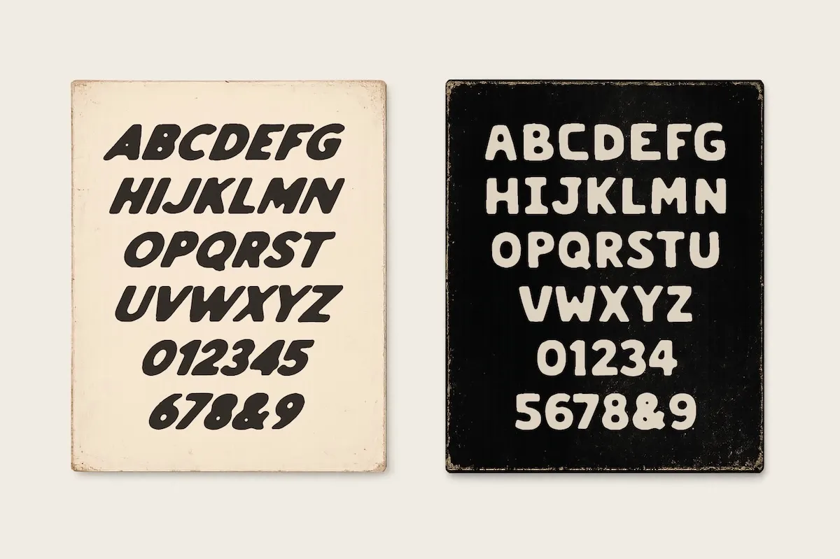 Gearline Motors - Vintage Garage Font Family