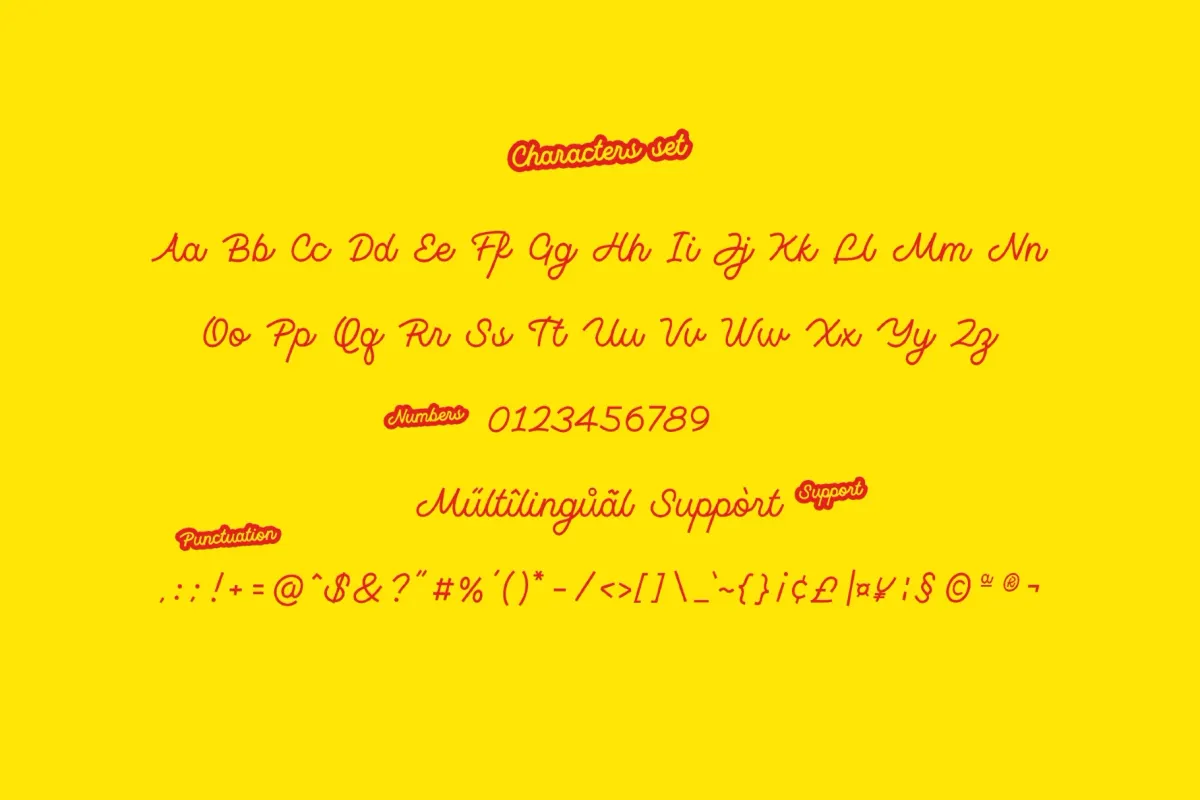 Monotail Script - Monoline Script Font Family