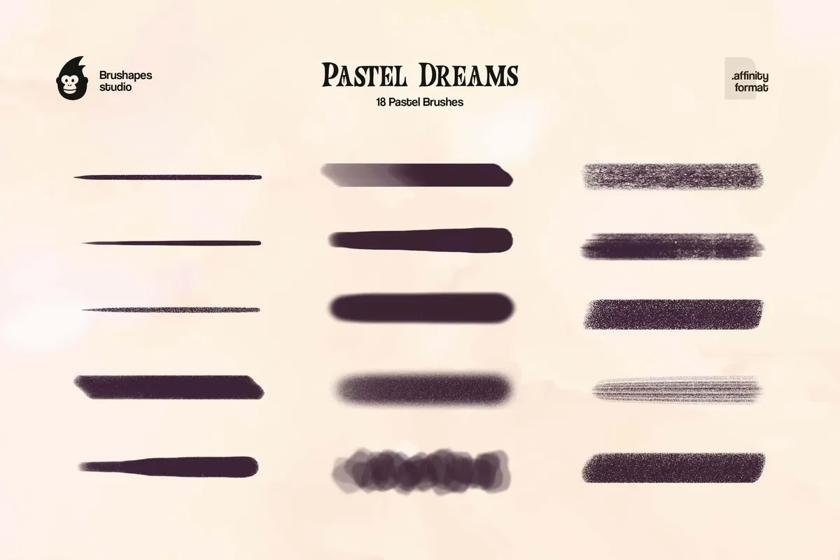 Pastel Dreams Affinity Brushes