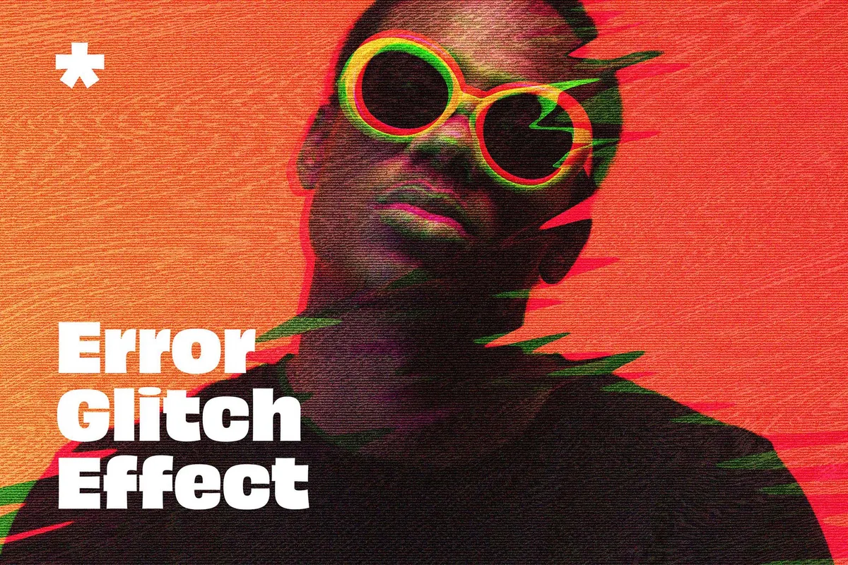 Error Glitch Photo Effect