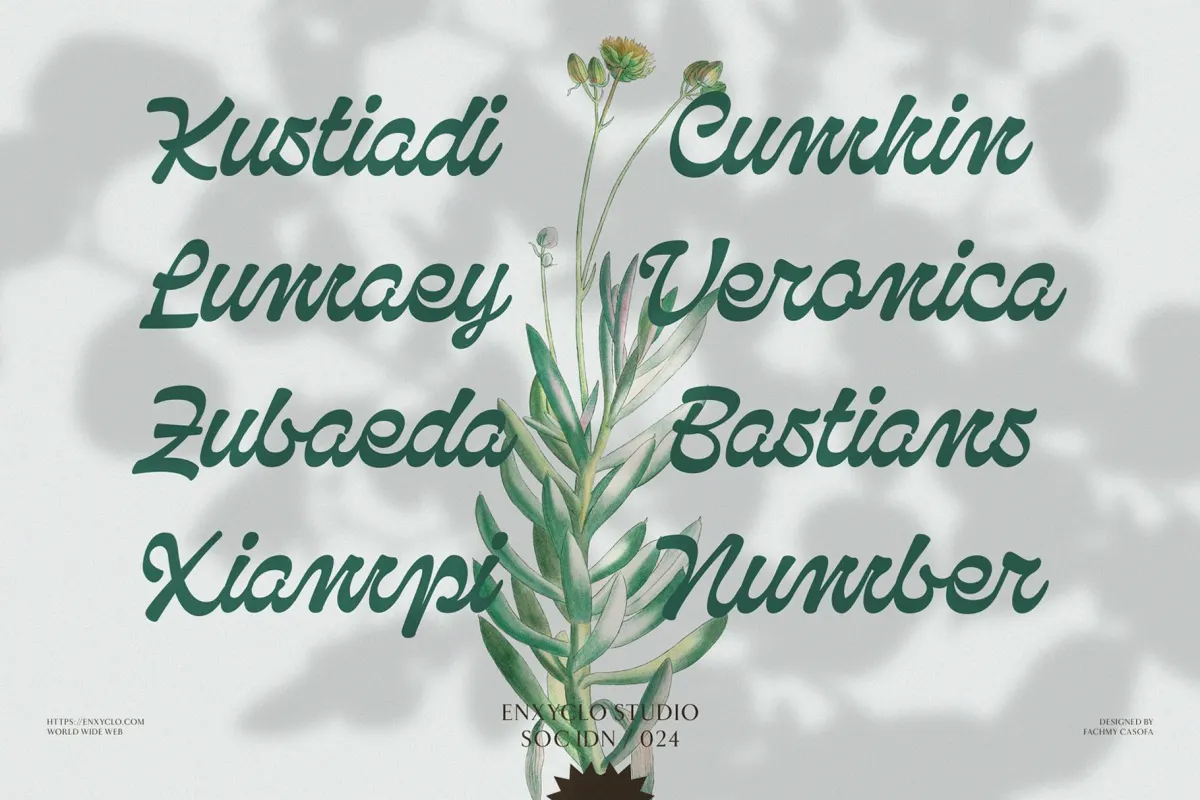 Qanproy Woldriug - Swash Script Font