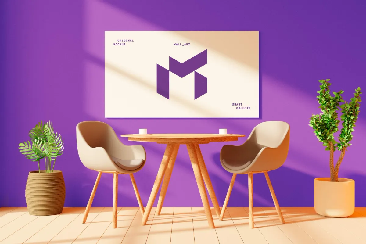 Café Poster Mockup