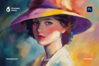 Classy Oil Photoshop Brushes
