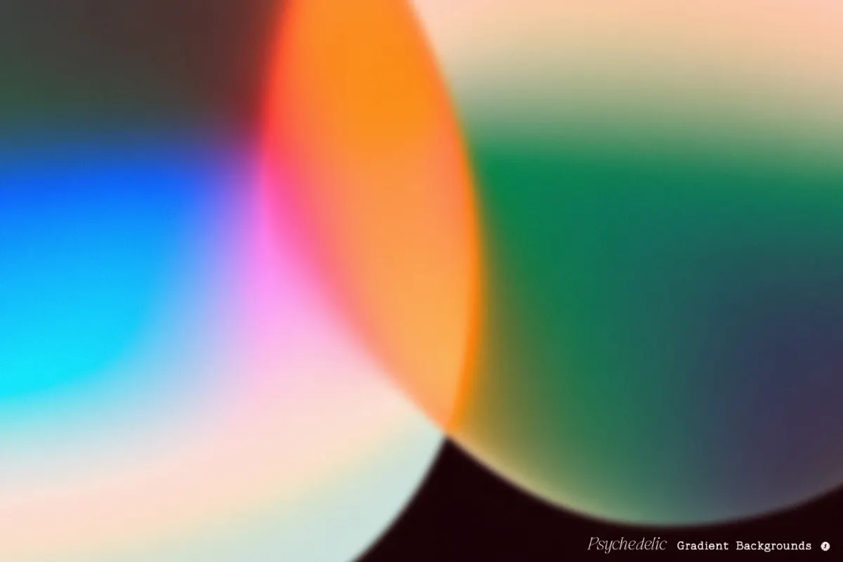 190 Psychedelic Gradient Textures