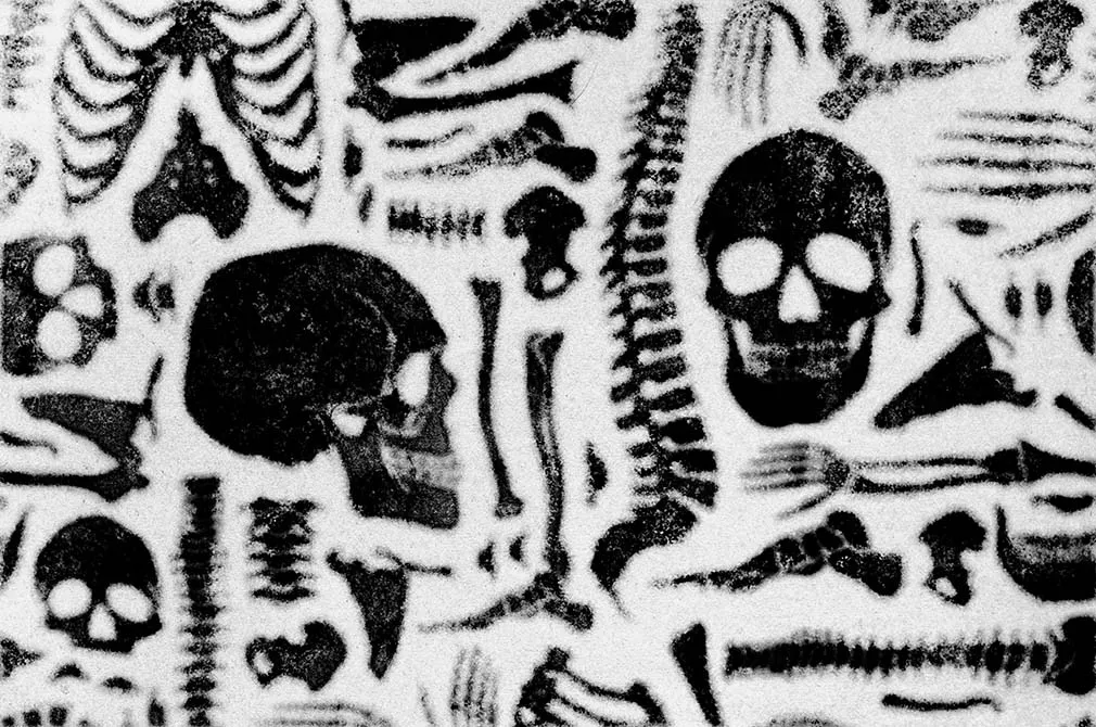 Distressed Ink Bleed Effect