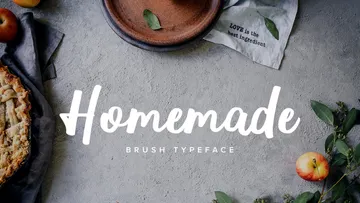 Homemade Brush Script Typeface