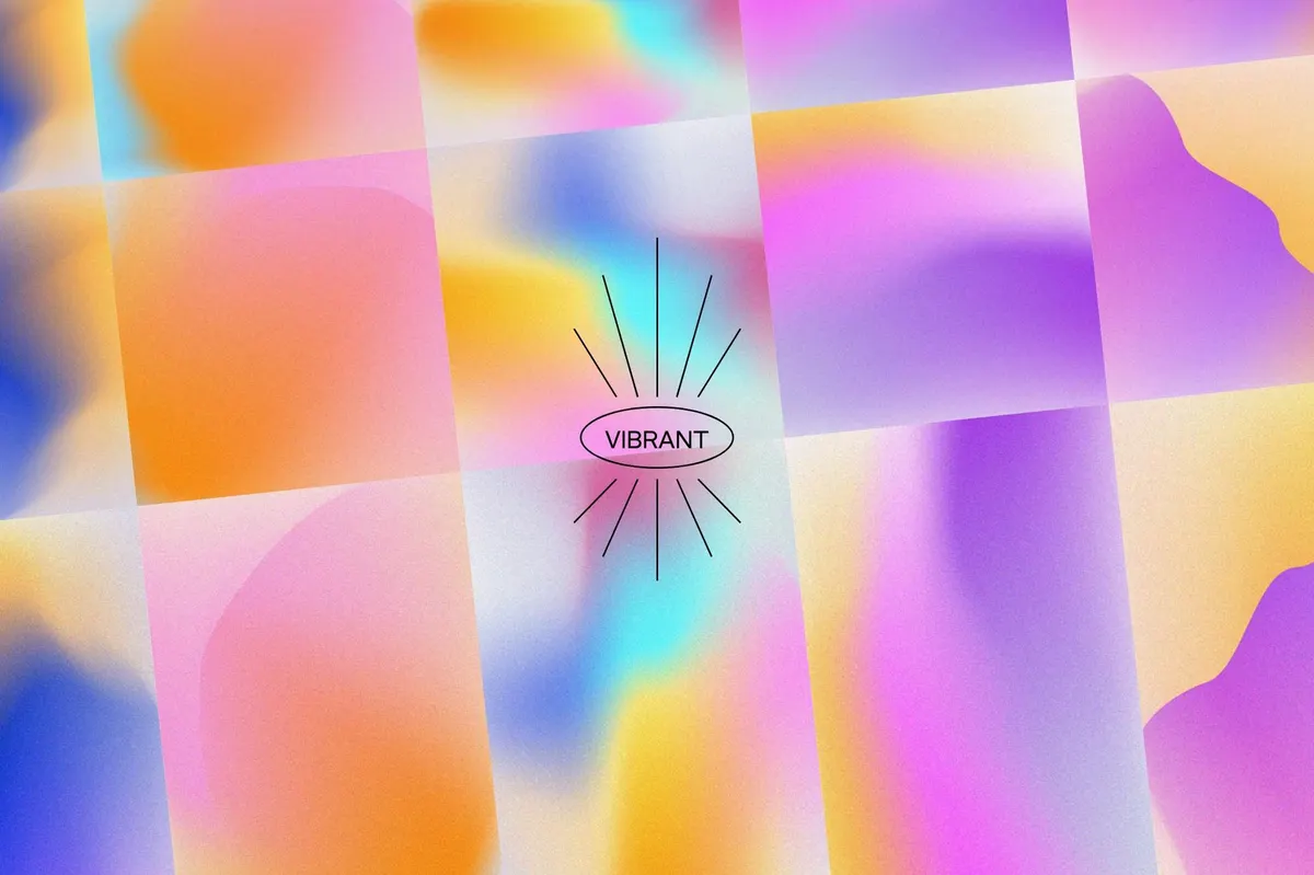 Angeles - Retro Gradients & Shapes