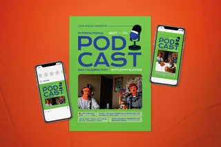 International Podcast Day Flyer Set