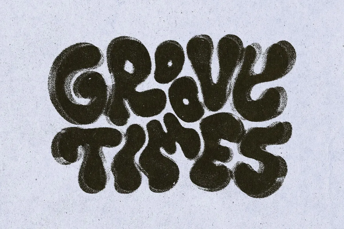 Mess Printed Text & Logo Effect