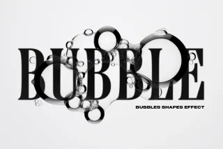 Bubbles Shapes Effect