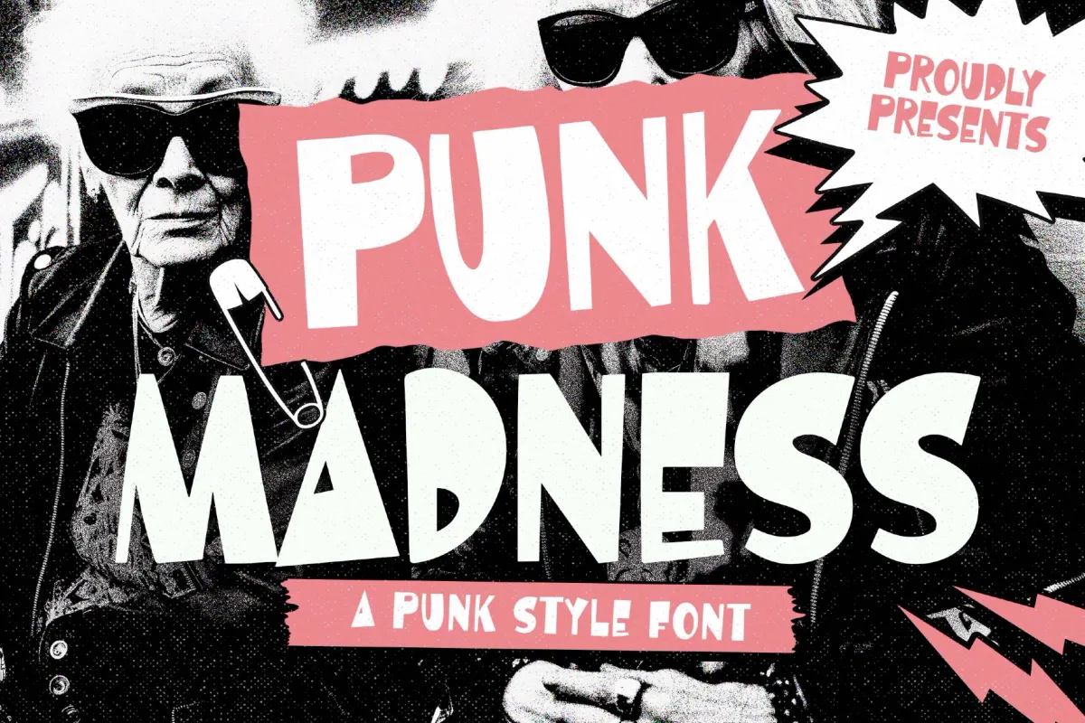 Punk Madness - Bold Punk Font