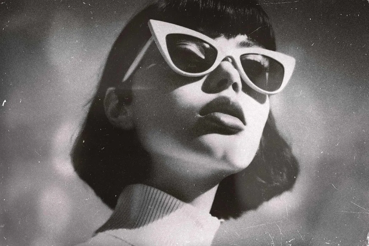 Monochrome Retro Film Effect