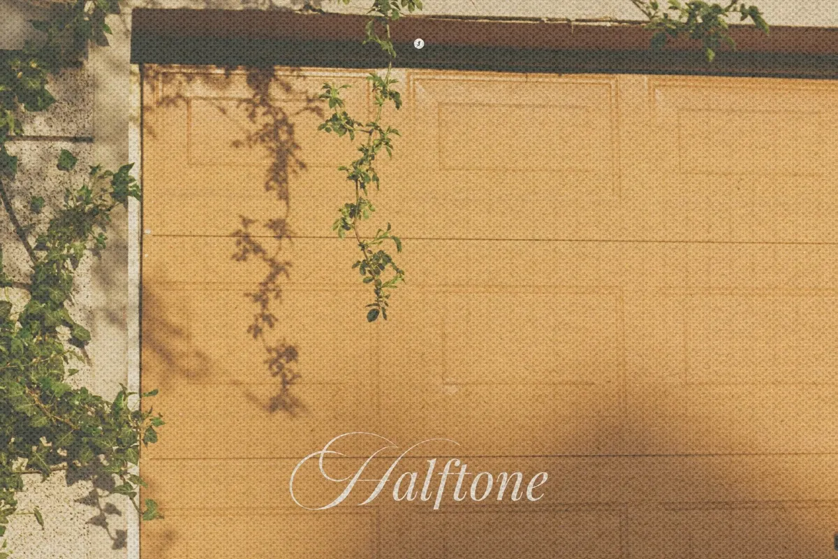 Transparent Halftone Paper Textures Collection