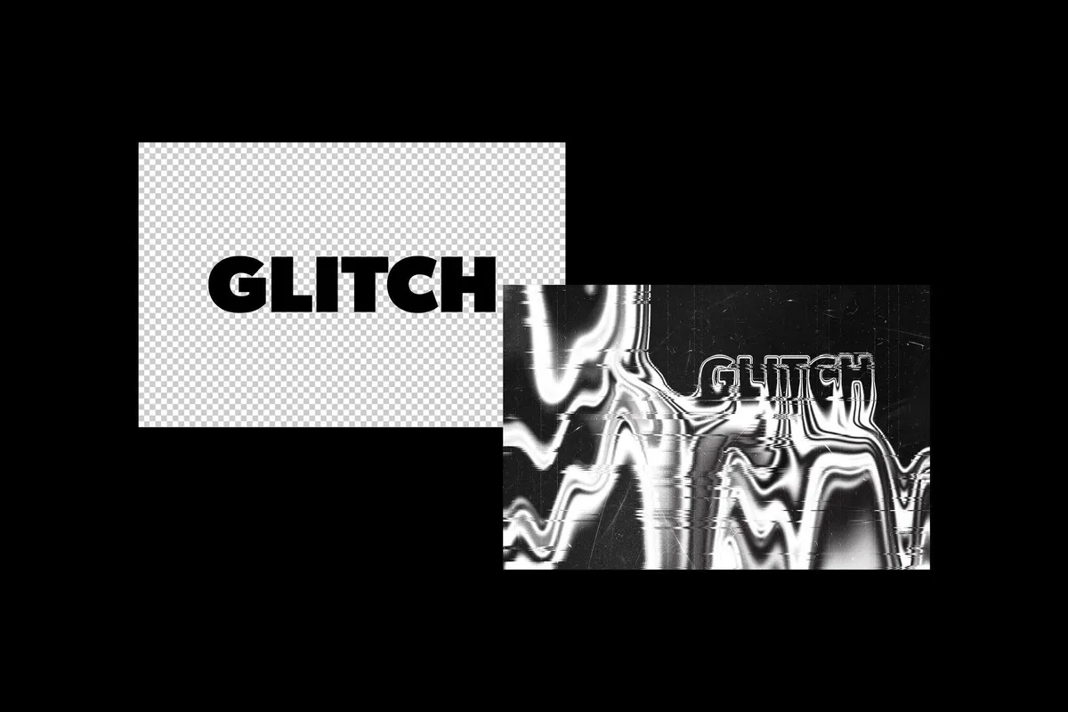 Melting Distort Text Effect