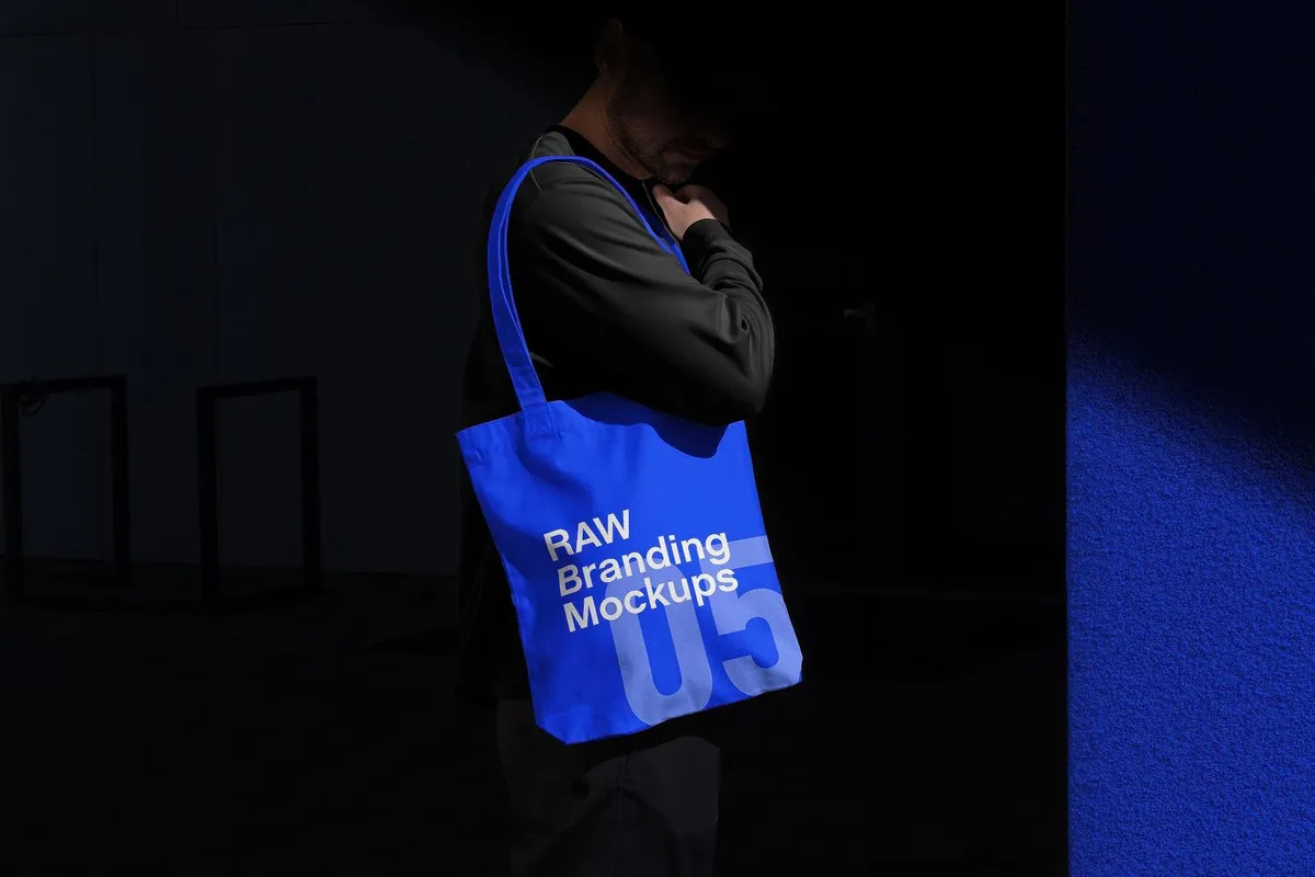 RAW Tote Bag Mockup