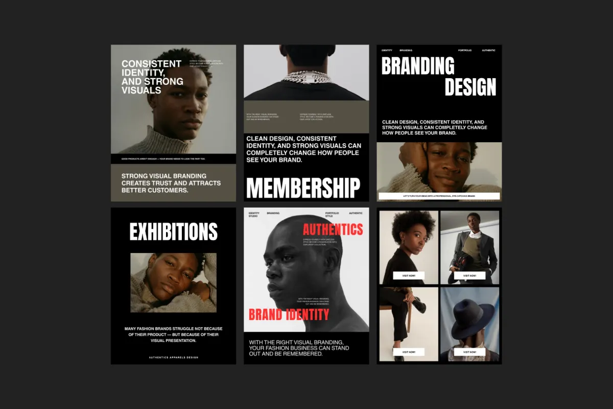 Brand Portfolio - Fashion Instagram Canva Template