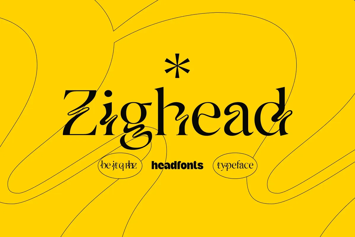 Zighead Display Font