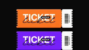 Event Ticket Mockup