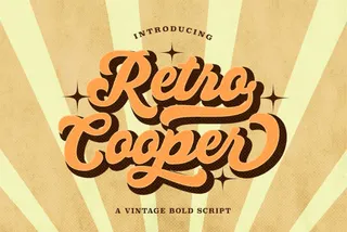 Retro Cooper — Vintage Bold Script