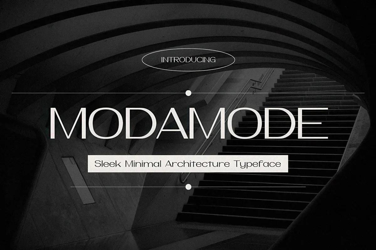 Modamode – Architecture Typeface
