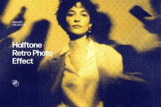 Retro Halftone Effect