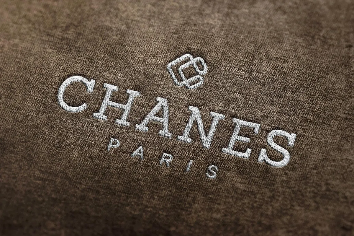 Luxury Embroidery Apparel Logo Mockup