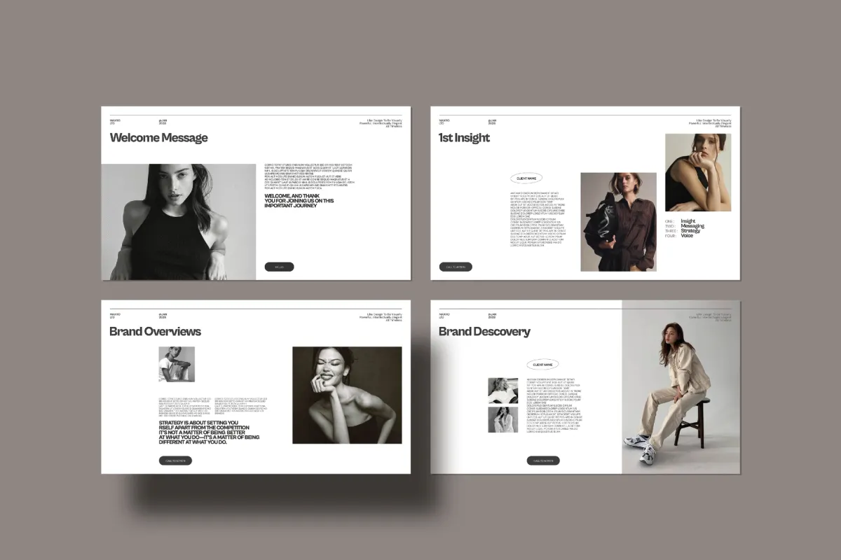 Maxro | Brand Strategy Template