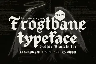 Frostbane - Gothic Blackletter Typeface