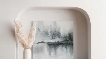 Minimalist Interior Canvas Mockup