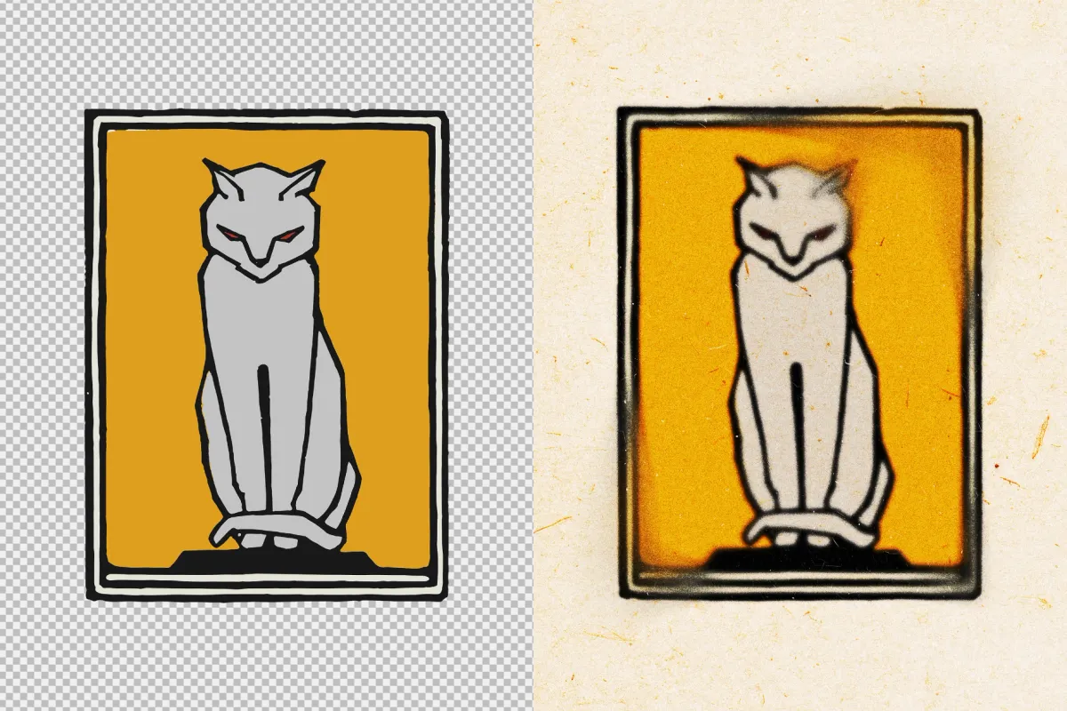 Dirty Stamp Text Effect
