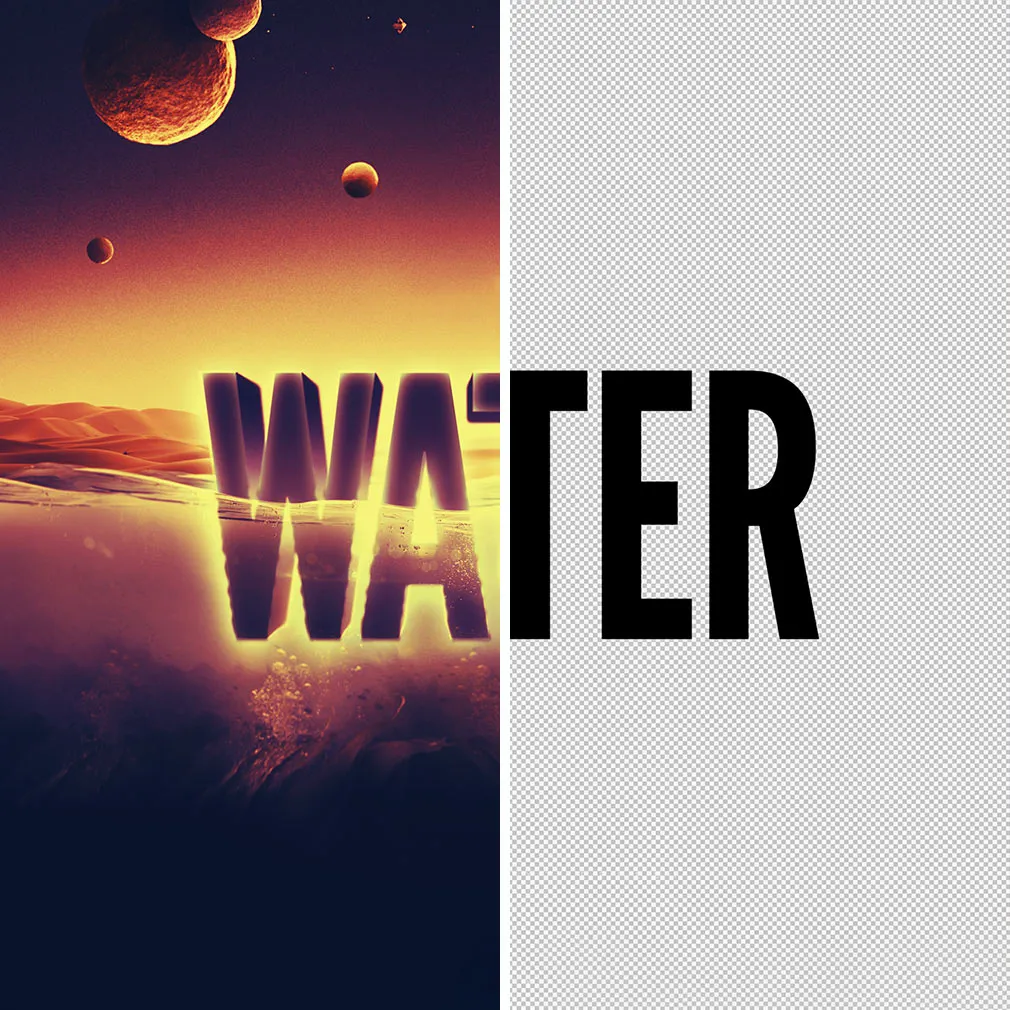 Underwater Text Effect