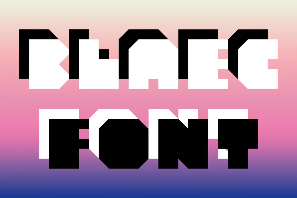 Blaec Font Family