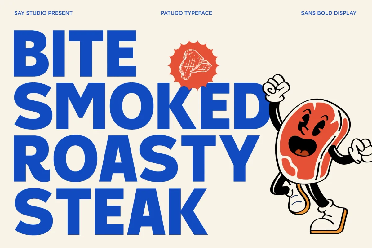 Patugo - Bold Display Sans Font