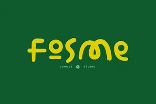 Fosme - Rounded Monoline Sans
