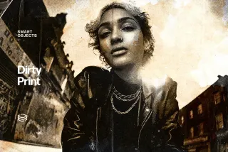 Dirty Print Photo Effect