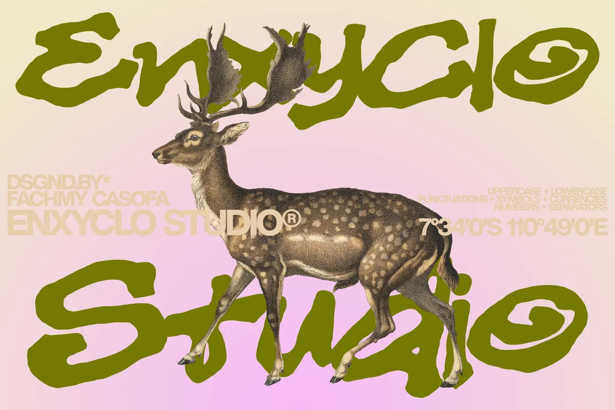 Rogia - Hand Drawn Brush Food Font
